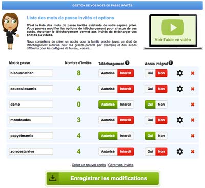 Cliquez ici pour créer votre compte parent